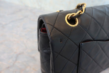 画像をギャラリービューアに読み込む, CHANEL/シャネル マトラッセWフラップWチェーンショルダーバッグ ラムスキン ブラック/ゴールド金具 ショルダーバッグ 800090121