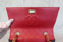 画像をギャラリービューアに読み込む, CHANEL/シャネル 2.55チェーンショルダーバッグ ラムスキン レッド/ネイビー/ゴールド金具 ショルダーバッグ 800010020