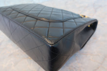 将图片加载到图库查看器,CHANEL/中号CF 单盖包 链条包 羊皮 Black/Gold hadware(黑色/金色金属) 肩背包 700120011