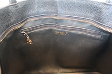 画像をギャラリービューアに読み込む, CHANEL/シャネル 復刻トート キャビアスキン ブラック/ゴールド金具 トートバッグ 800050040