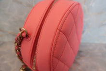 將圖片載入圖庫檢視器 CHANEL/シャネル マトラッセラウンドチェーンショルダーバッグ ラムスキン ピンク/ゴールド金具 ショルダーバッグ 700070053