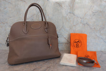 画像をギャラリービューアに読み込む, HERMES/エルメス ボリード35 トリヨンクレマンス エトゥープ □J刻印 ショルダーバッグ 800050039