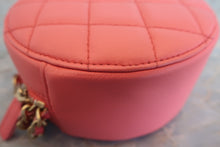將圖片載入圖庫檢視器 CHANEL/シャネル マトラッセラウンドチェーンショルダーバッグ ラムスキン ピンク/ゴールド金具 ショルダーバッグ 700070053