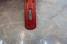 画像をギャラリービューアに読み込む, HERMES/エルメス ケリー28 ボックスカーフ ヴァーミリオン 〇S刻印 ショルダーバッグ 800030183