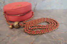 將圖片載入圖庫檢視器 CHANEL/シャネル マトラッセラウンドチェーンショルダーバッグ ラムスキン ピンク/ゴールド金具 ショルダーバッグ 700070053