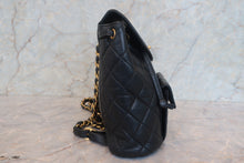 画像をギャラリービューアに読み込む, CHANEL/シャネル マトラッセチェーンリュック ラムスキン ブラック/ゴールド金具 リュック 800010002