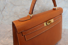 将图片加载到图库查看器,HERMES KELLY 32 Pigskin Brown 〇H刻印 Shoulder bag 700060161