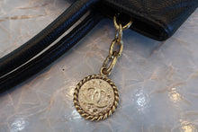 Load image into Gallery viewer, CHANEL Medallion Tote Caviar skin Black/Gold hadware Tote bag 700120006