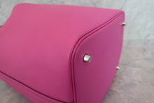 将图片加载到图库查看器,HERMES PICOTIN LOCK MM Tressage Epsom leather Magnolia/Blue saphir/Craie C刻印 Hand bag 700030191