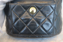 画像をギャラリービューアに読み込む, CHANEL/シャネル マトラッセチェーンリュック ラムスキン ブラック/ゴールド金具 リュック 800010002
