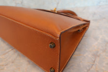 将图片加载到图库查看器,HERMES KELLY 32 Pigskin Brown 〇H刻印 Shoulder bag 700060161