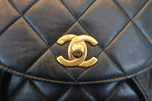 画像をギャラリービューアに読み込む, CHANEL/シャネル マトラッセチェーンリュック ラムスキン ブラック/ゴールド金具 リュック 800010002