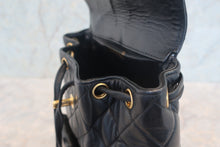 画像をギャラリービューアに読み込む, CHANEL/シャネル マトラッセチェーンリュック ラムスキン ブラック/ゴールド金具 リュック 800010002