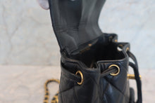 画像をギャラリービューアに読み込む, CHANEL/シャネル マトラッセチェーンリュック ラムスキン ブラック/ゴールド金具 リュック 800010002