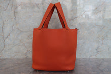 Load image into Gallery viewer, HERMES PICOTIN LOCK MM Clemence leather Feu □R Engraving Hand bag 700090084