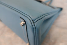 将图片加载到图库查看器,HERMES BIRKIN 30 Epsom leather Blue jean □L刻印 Hand bag 800030174