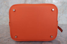 Load image into Gallery viewer, HERMES PICOTIN LOCK MM Clemence leather Feu □R Engraving Hand bag 700090084