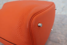 Load image into Gallery viewer, HERMES PICOTIN LOCK MM Clemence leather Feu □R Engraving Hand bag 700090084