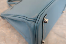 将图片加载到图库查看器,HERMES BIRKIN 30 Epsom leather Blue jean □L刻印 Hand bag 800030174