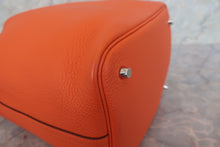 Load image into Gallery viewer, HERMES PICOTIN LOCK MM Clemence leather Feu □R Engraving Hand bag 700090084