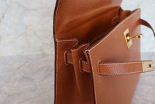 将图片加载到图库查看器,HERMES KELLY 32 Pigskin Brown 〇H刻印 Shoulder bag 700060161