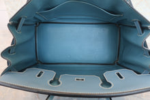 将图片加载到图库查看器,HERMES BIRKIN 30 Epsom leather Blue jean □L刻印 Hand bag 800030174