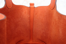 Load image into Gallery viewer, HERMES PICOTIN LOCK MM Clemence leather Feu □R Engraving Hand bag 700090084