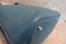 Load image into Gallery viewer, HERMES PICOTIN LOCK MM Clemence leather Blue jean □O Engraving Hand bag 700120043