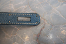 将图片加载到图库查看器,HERMES BIRKIN 30 Epsom leather Blue jean □L刻印 Hand bag 800030174