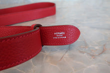 将图片加载到图库查看器,HERMES JYPSIERE 28 Clemence leather Rouge casaque □Q刻印 Shoulder bag 800050053