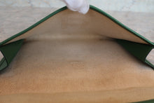 画像をギャラリービューアに読み込む, HERMES/エルメス ジジェPM クシュベル グリーン 〇X刻印 クラッチバッグ 700030212