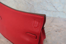 将图片加载到图库查看器,HERMES JYPSIERE 28 Clemence leather Rouge casaque □Q刻印 Shoulder bag 800050053