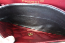 Load image into Gallery viewer, CHANEL Matelasse double flap double chain shoulder bag Lambskin Black/Gold hadware Shoulder bag 700100160