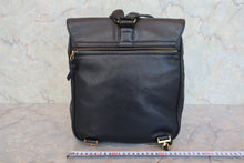 Load image into Gallery viewer, CHANEL CC mark Chain back pack Caviar skin Black/Gold Hardware Back pack 800070175