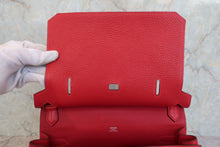 将图片加载到图库查看器,HERMES JYPSIERE 28 Clemence leather Rouge casaque □Q刻印 Shoulder bag 800050053