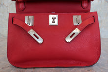 將圖片載入圖庫檢視器 HERMES/エルメス ガーデンパーティPM ネゴンダ ルージュピヴォワンヌ R刻印 トートバッグ 800030181