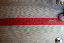 將圖片載入圖庫檢視器 HERMES/エルメス ガーデンパーティPM ネゴンダ ルージュピヴォワンヌ R刻印 トートバッグ 800030181
