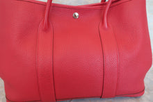 將圖片載入圖庫檢視器 HERMES/エルメス ガーデンパーティPM ネゴンダ ルージュカザック □R刻印 トートバッグ 700030222