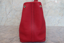 將圖片載入圖庫檢視器 HERMES/エルメス ガーデンパーティPM ネゴンダ ルージュカザック □R刻印 トートバッグ 700030222