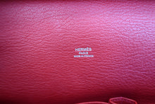 将图片加载到图库查看器,HERMES JYPSIERE 28 Clemence leather Rouge casaque □Q刻印 Shoulder bag 800050053