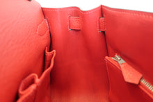 将图片加载到图库查看器,HERMES JYPSIERE 28 Clemence leather Rouge casaque □Q刻印 Shoulder bag 800050053