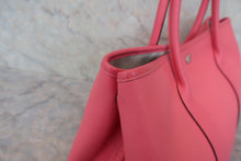 将图片加载到图库查看器,HERMES GARDEN PARTY PM Epsom leather Rose azalee X刻印 Tote bag 800060136