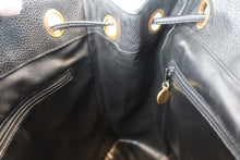 Load image into Gallery viewer, CHANEL CC mark Chain back pack Caviar skin Black/Gold Hardware Back pack 800070175