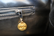 Load image into Gallery viewer, CHANEL CC mark Chain back pack Caviar skin Black/Gold Hardware Back pack 800070175