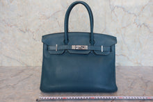 画像をギャラリービューアに読み込む, HERMES/エルメス バーキン30 トリヨンクレマンス コルヴェール ハンドバッグ 800090215