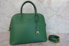 画像をギャラリービューアに読み込む, HERMES/エルメス ボリード35 クシュベル グリーン □C刻印 ショルダーバッグ 800040155
