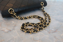 画像をギャラリービューアに読み込む, CHANEL/シャネル マトラッセWフラップWチェーンショルダーバッグ ラムスキン ブラック/ゴールド金具 ショルダーバッグ 800030143