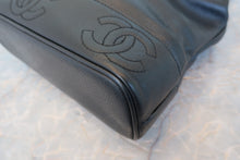 Load image into Gallery viewer, CHANEL Triple CC Chain back pack Caviar skin Black/Gold Hardware Back pack 800080017