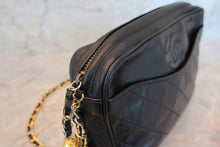 将图片加载到图库查看器,CHANEL/香奈儿 经典双C 流苏 链条包 羊皮 Black/Gold hadware(黑色/金色金属) 肩背包 700100156