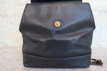 Load image into Gallery viewer, CHANEL Triple CC Chain back pack Caviar skin Black/Gold Hardware Back pack 800080017
